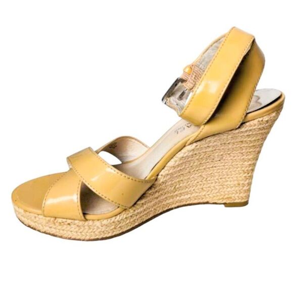 MICHAEL KORS Kami Ankle Strap Wedge Sandals Size 6M - Picture 6 of 9
